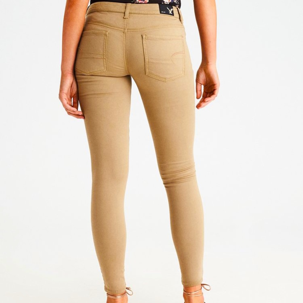 American Eagle khaki jeggings